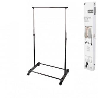 Clothes Hanger Single Pole - Black