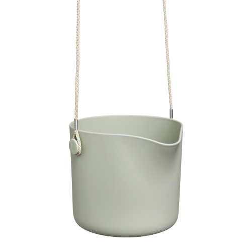 B.for Swing 18cm Stone Green Hanging Pot Eco Friendly Stylish Vertical Display