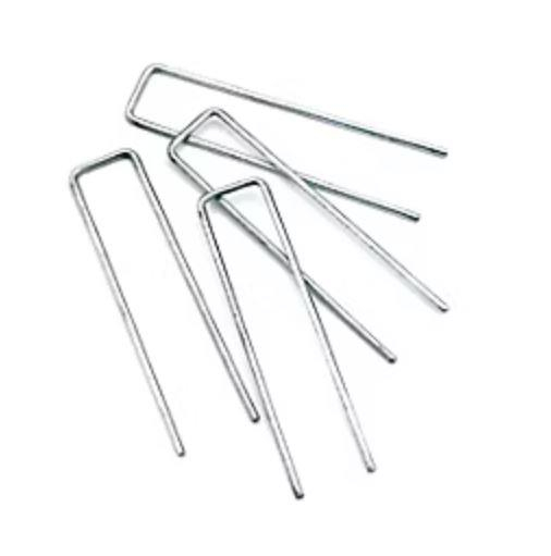 Ground Hooks Metal Staples 20 Pack for Weed Fabric Fleece Polythene Garden