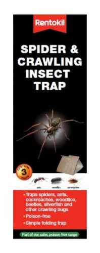 Pack Of 3 Rentokil Spider and Crawling Insect Trap