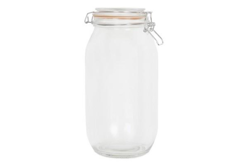 Glass Clipseal Jar 1.5L Round Airtight Storage Solution for Kitchen Pantry