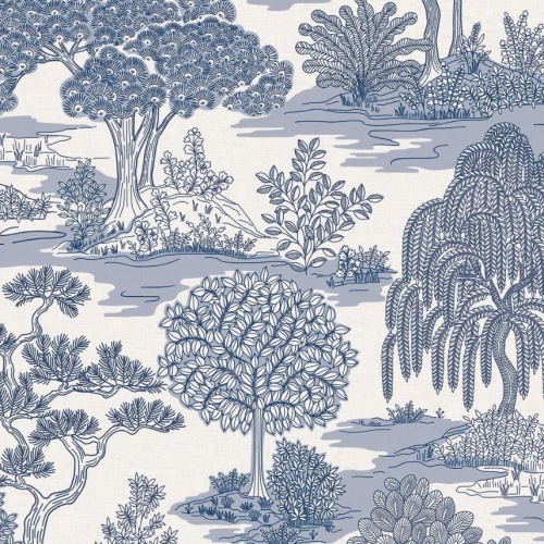 Fine Decor Zen Blue Wallpaper 52cm x 10.05m