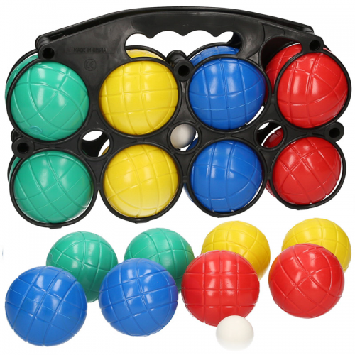 8 Boules Set Plastic Garden Family Game