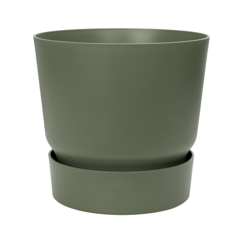 Greenville Round 47cm Leaf Green Eco Friendly Outdoor Flowerpot Water Reservoir