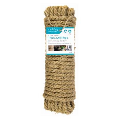 10m x 10mm Thick Jute Rope Durable and Eco Friendly for Crafts and Practical Uses Rajani Bristol