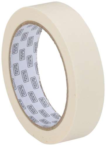 Masking Tape 25m x 48mm White for Painting Precise Clean Lines Residue Free