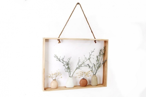 Dry Flowers IN Hanging Frame with Rope