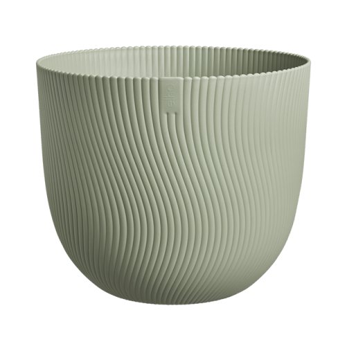 Sereh Round 30cm Nordic Green Flower Pot Frost Resistant Drainage Indoor Outdoor