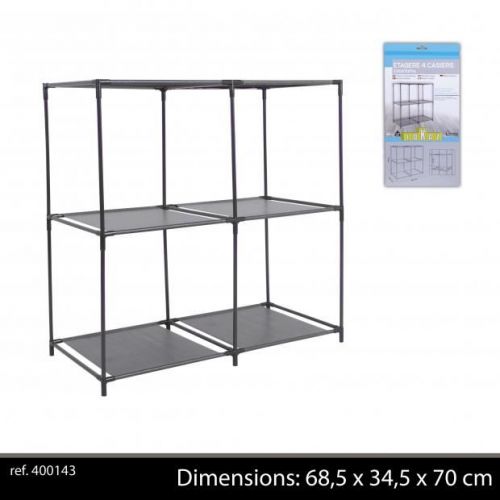 4 Cube Storage Self For Cubes 68.5X34.5Xh70