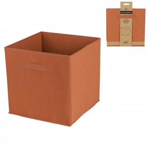 Nonwoven Storage Box RedFox 31cm Foldable Fabric Organizer with Handle