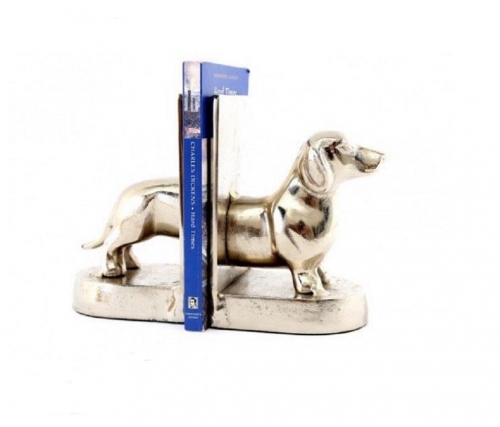 Aluminium Dog Bookends Home Decoration