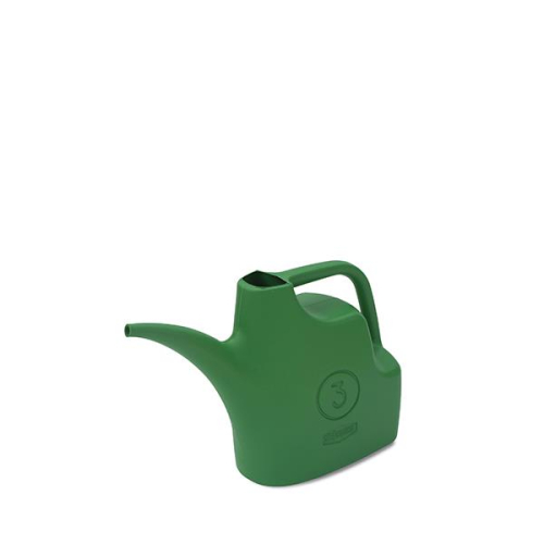 3L Green Watering Can Plastic Removable Rose Ergonomic Handle Indoor Outdoor
