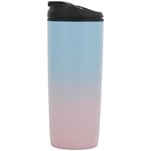 Stainless Steel Insulated Tumbler 435ml Blue & Pink Ombre
