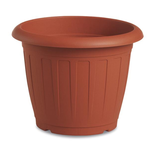 Venezia Pot 35cm Terracotta Look Lightweight Plastic Indoor Outdoor 14L