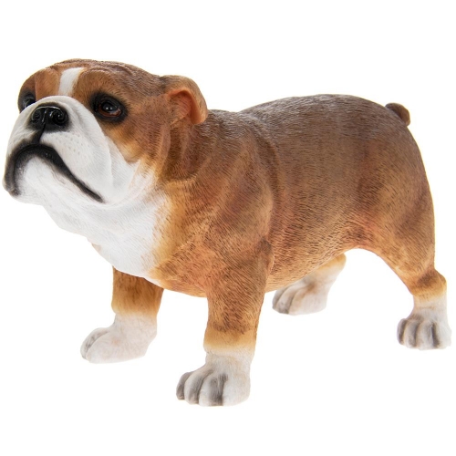 Brown Bull Dog Figurine Ornament Present Gift