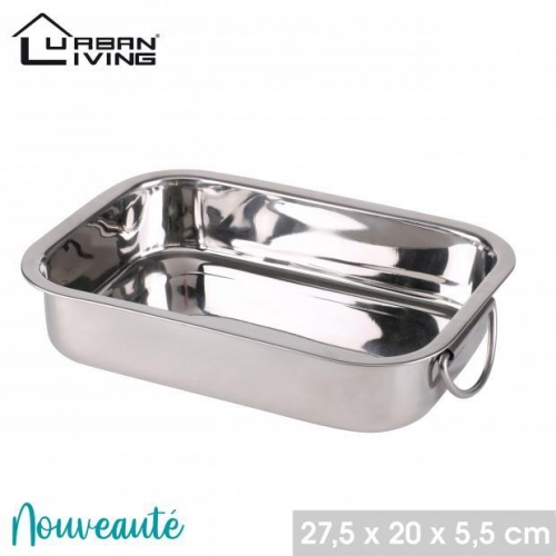 Lassania Stainless Steel Dish With Handle 25cm