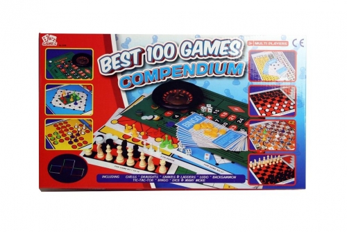Best 100 Compendium Family Board Games Set