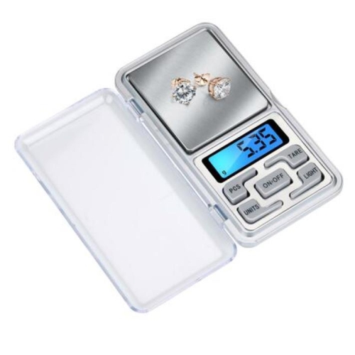 Pocket Scale Digital, 0.01g High Precision, Stainless Steel, Batteries Included
