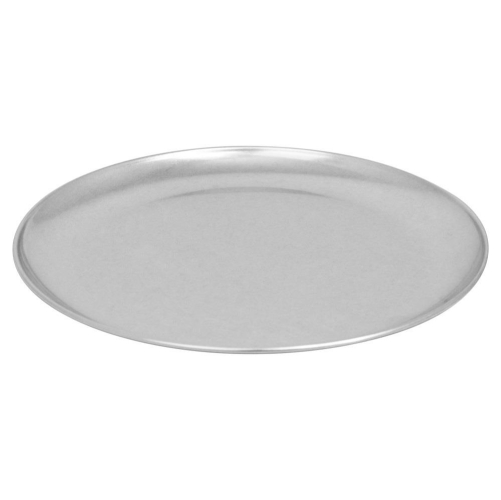 Vintage Steel Round Barbecue Plate 26cm Retro Stainless Steel BBQ Serving