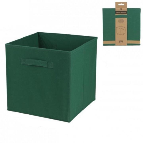 Nonwoven Storage Box Basil 31cm Foldable Fabric Organizer with Handles