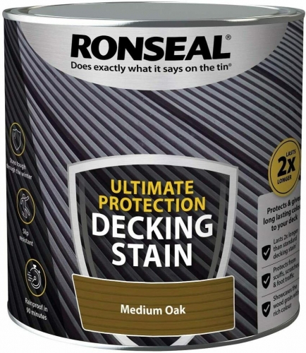 Ronseal Ultimate Protection Decking Stain Medium Oak 2.5L