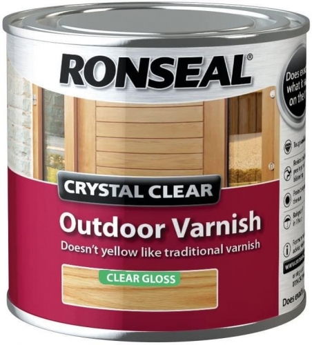 Ronseal Crystal Clear Outdoor Varnish Matt 250ml