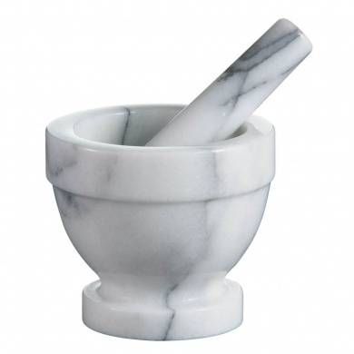 Marble Mortar and Pestle