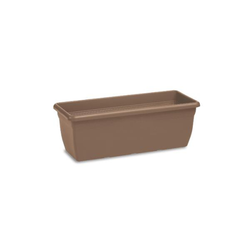 Mediterranean Balcony Planter 40cm Dove Grey Durable Weather Resistant Plastic