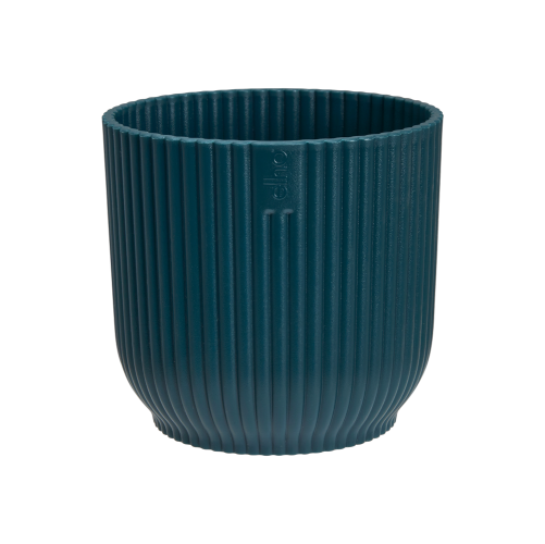 Vibes Fold Round Mini 9cm Deep Blue Eco Friendly Small Pot Modern Stylish