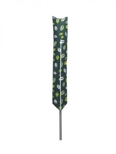 Green Leave Design Outdoor Waterproof Rotary airer cover With Zip