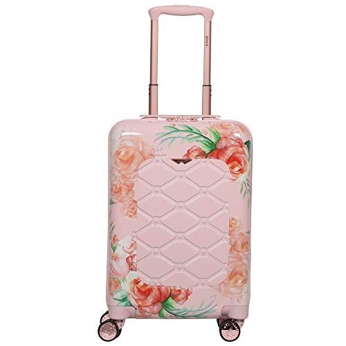 Aerolite Stylish 55x35x20 Lightweight Hard Shell Cabin Hand Luggage Rose Blush