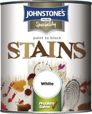 Johnstones Specialty Paint To Block Stains White 750ml