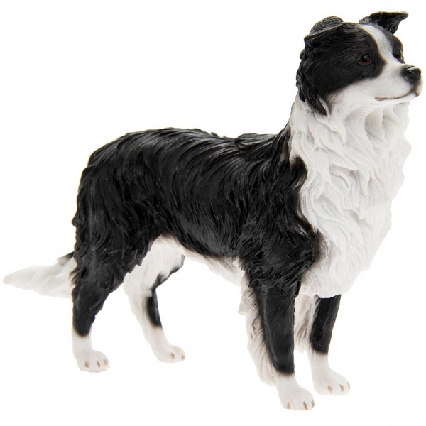 Best Breed Dog Sheepdog Black and White Standing Ornament