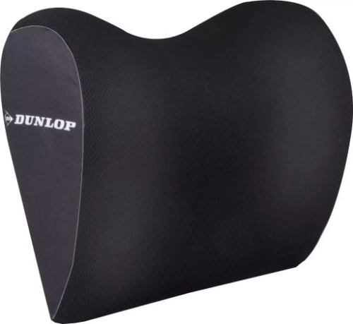 Car Seat Neck Pillow Black Memory Foam Support Cushion Mesh Cover Universal Fit