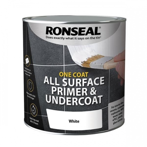 Ronseal One Coat All Surface Primer and Undercoat white 2.5L
