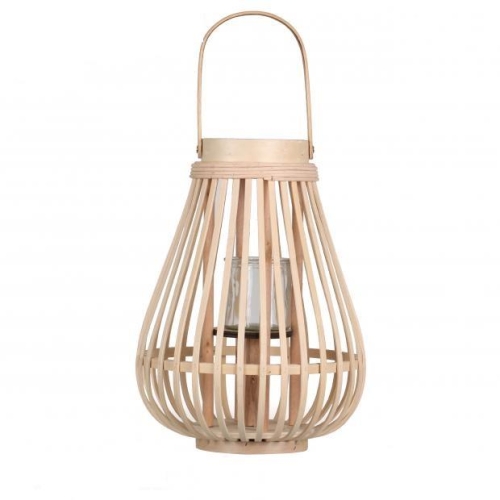 Lantern in Bamboo 25X35 cm