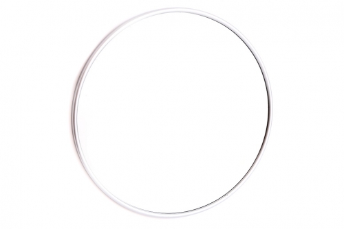 Luxury 50cm Round Silver Mirror Home Decor