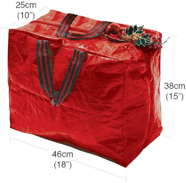 Christmas Decorations Storage Bag Polyethylene